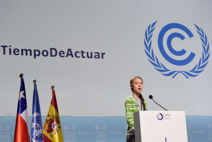 Greta Thunberg à la COP 25 : « Les jeunes veulent un signal d’espoir »