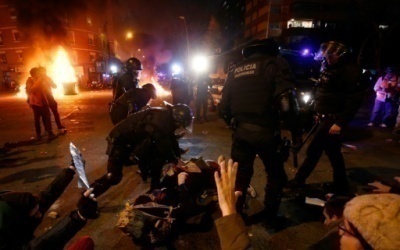 C’est chaud entre les indépendantistes et la police après le Classico