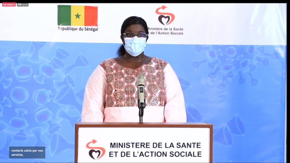 Covid-19 au Sénégal : 104 nouveaux cas positifs, 1 nouveau décès, 6 cas graves en réanimation et 23 patients guéris
