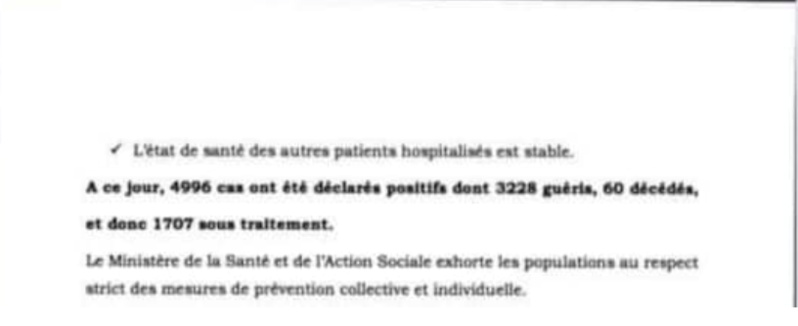 Covid-19 au Sénégal : 22 patients en réa, 27 cas importés à l'AIBD sur les 145 nouveaux tests positifs Covid-19 au Sénégal : 22 patients en réa, 27 cas importés à l'AIBD sur les 145 nouveaux tests positifs