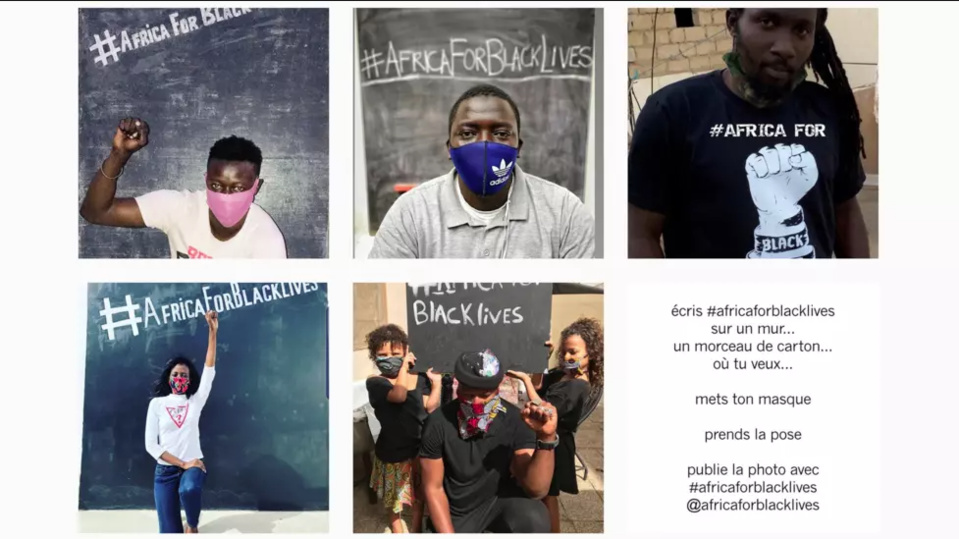 #AfricaforBlackLives : des artistes africains en campagne contre les violences racistes #AfricaforBlackLives : des artistes africains en campagne contre les violences racistes