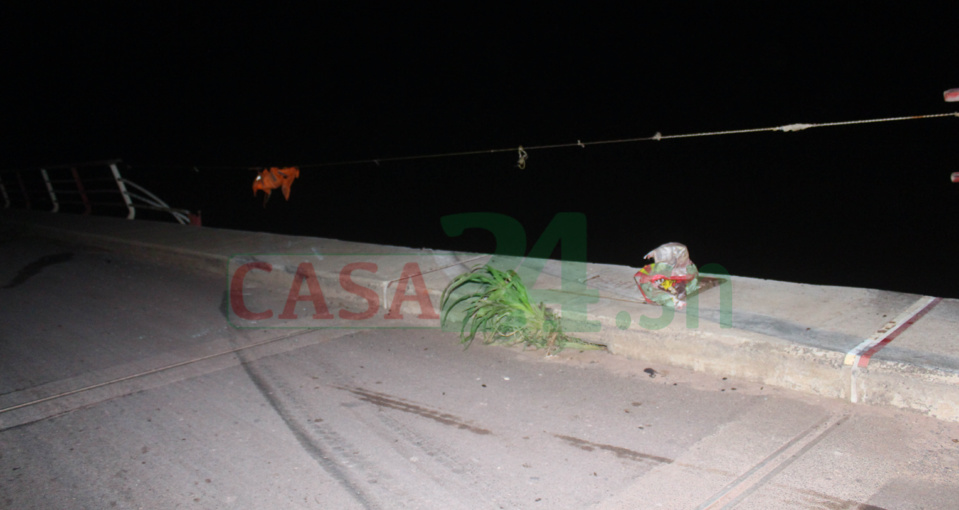 Pont Émile Badiane: Un camion plonge dans le fleuve avec 2 personnes à bord. Pont Émile Badiane: Un camion plonge dans le fleuve avec 2 personnes à bord.
