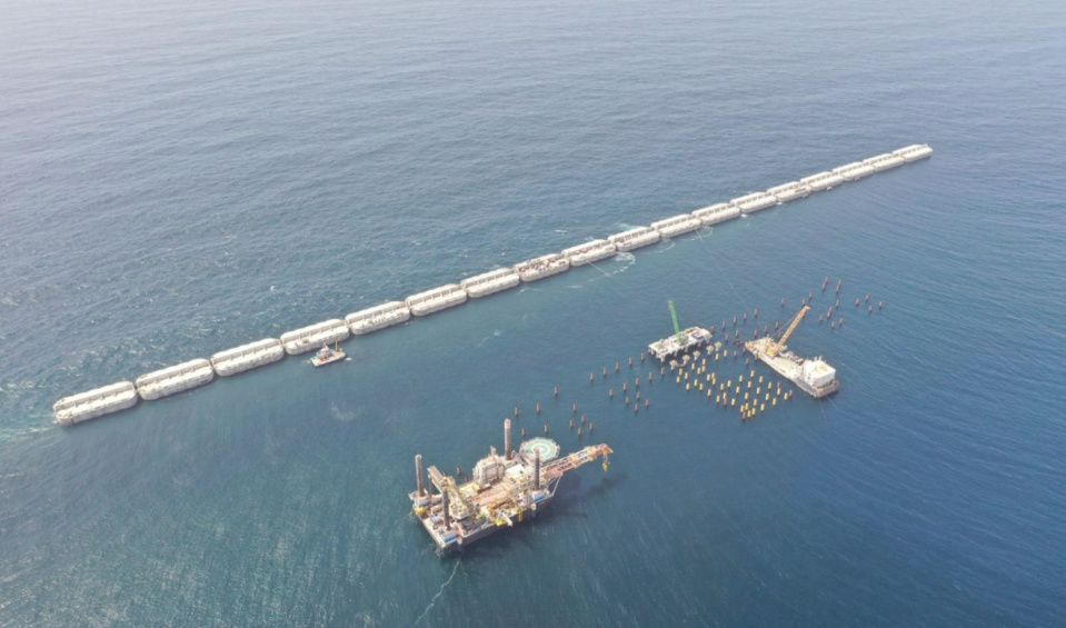 Gaz sénégalais: Petit incident sur le bateau de production, en construction en Chine Gaz sénégalais: Petit incident sur le bateau de production, en construction en Chine