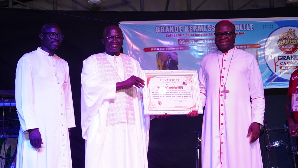 Fête Foraine 2026 : Une soirée de ferveur à la cathédrale Saint-Antoine de Padoue de Ziguinchor en présence du Parain Yankoba Diémé