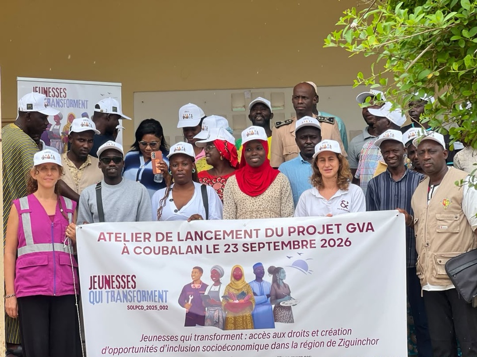 Casamance : Le projet « La jeunesse qui transforme » officiellement lancé à Coubalan et Niaguis