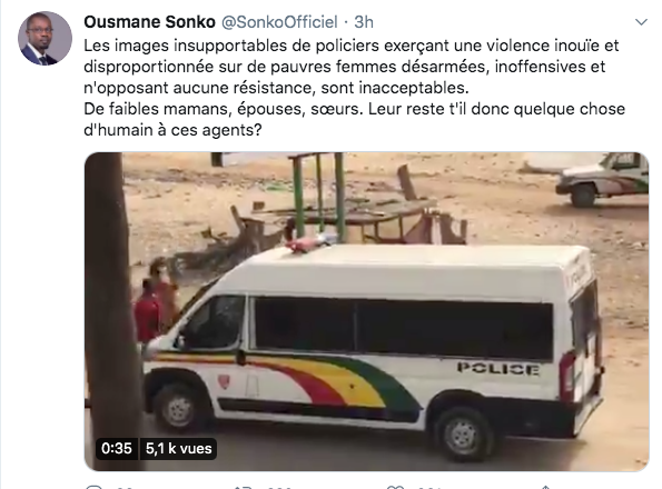Violences policières à la Cité Gadaye : La colère de Sonko