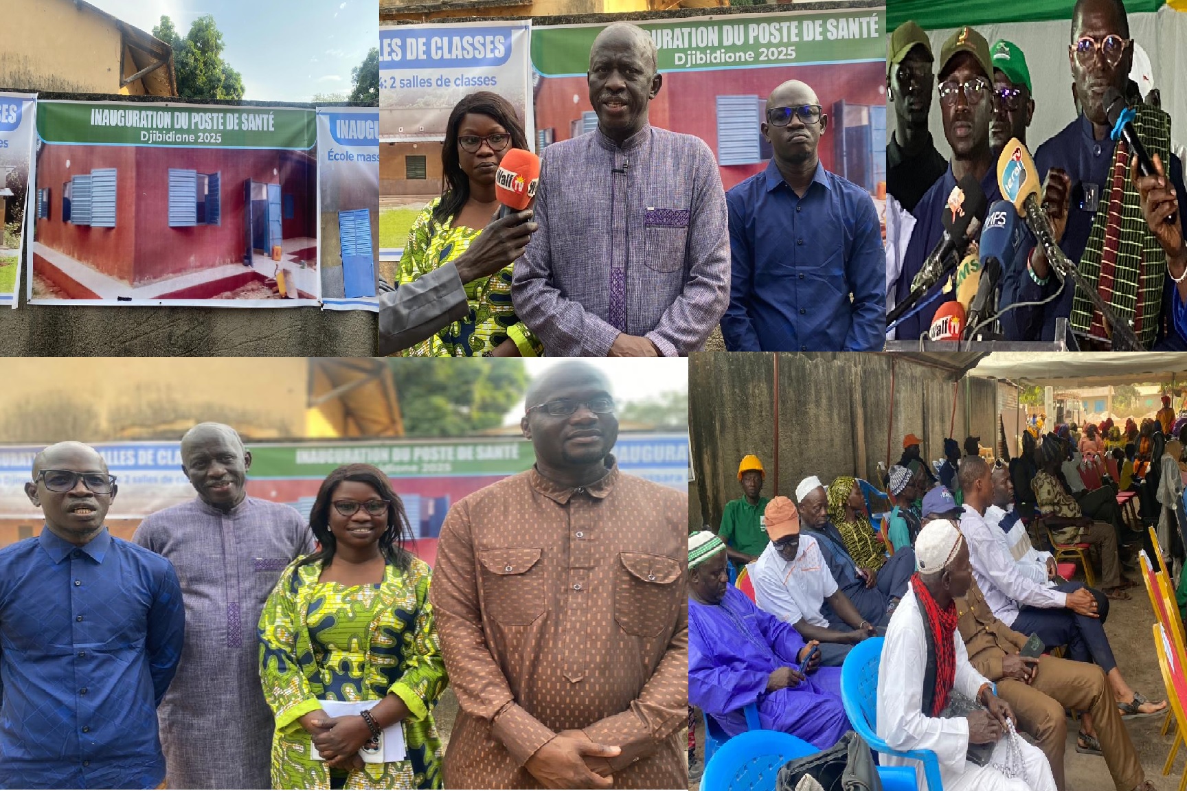 INAUGURATION DU POSTE DE SANTÉ DE DJIBIDIONE : Le maire Lamine Diémé transforme l’espoir en actes