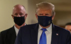Coronavirus: Donald Trump porte le masque pour la première fois en public