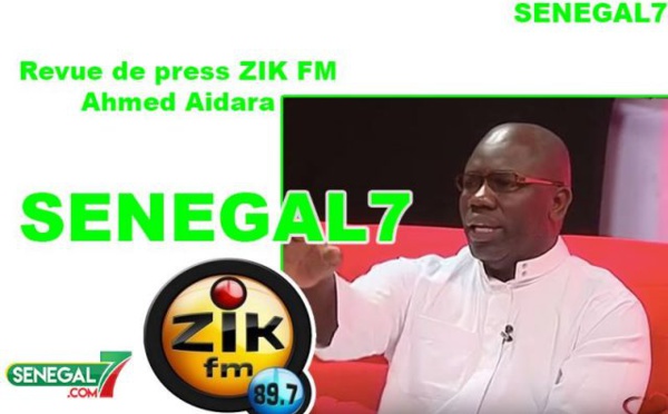 (Audio) Revue de presse (Wolof) Zik Fm du mardi 15 octobre 2019 avec Ahmed Aidara