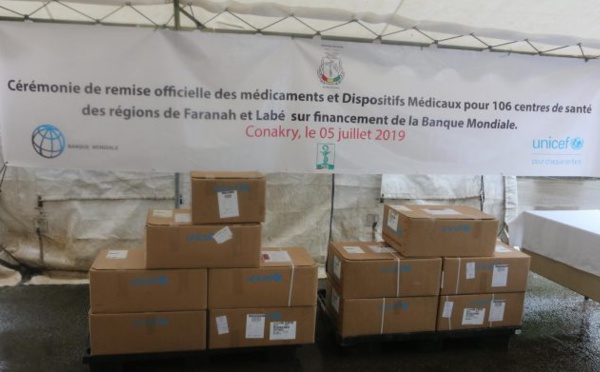 Rupture de médicaments dans les formations sanitaires, l’UNICEF approvisionne 106 centres de santé