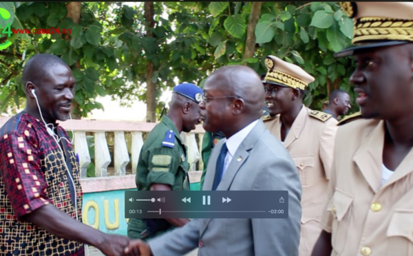 LE MNISTRE DE LA DECENTRALISATION, OUMAR GUEYE EN VISITE A ZIGUINCHOR