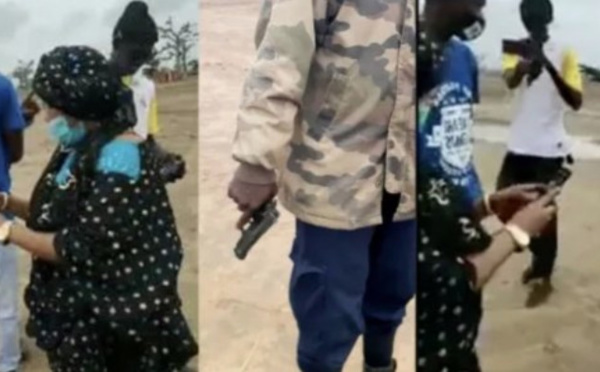 Le "vigile au pistolet" de Babacar Ngom face aux gendarmes aujourd'hui