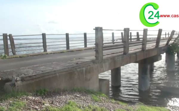 L’état de délabrement du pont de Diouloulou, inquiète les populations.