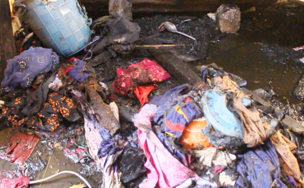 ZIGUINCHOR: UN INCENDIE RAVAGE UNE MAISON