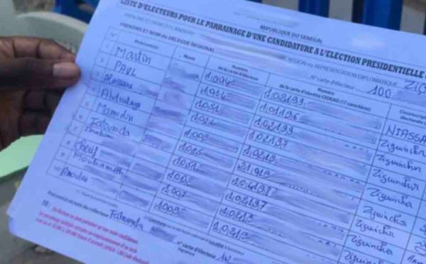 ​Contrôle de parrainage : Le Conseil constitutionnel fait le bilan de la première phase (Documents)