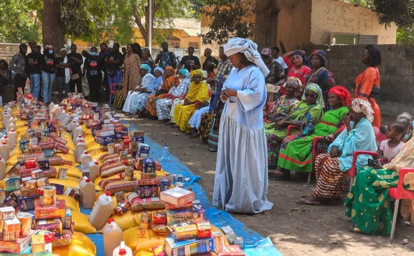 RAMADAN : AMINATA ANGÉLIQUE MANGA AU CHEVET DES FAMILLES VULNÉRABLES DE ZIGUINCHOR