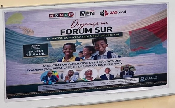 Éducation à Ziguinchor : Le cri d’alarme des acteurs face au naufrage du Baccalauréat