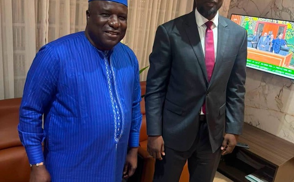 Mobilisation et massification : Abdou Diedhiou reçu par le President de l’assemblée Nationale Ousmane Sonko