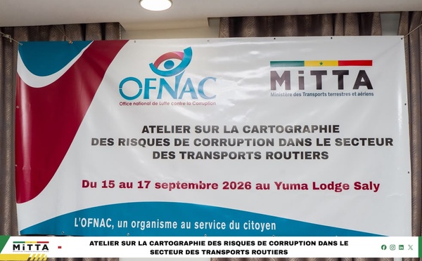 Saly accueille un atelier de trois jours sur la cartographie des risques de corruption dans le transport routier