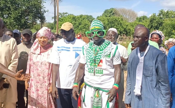 ODCAV DE BIGNONA / ZONE 17 : Lamine Diédhiou « Lamine Touba » honoré lors d'un accueil populaire à Koulandiang